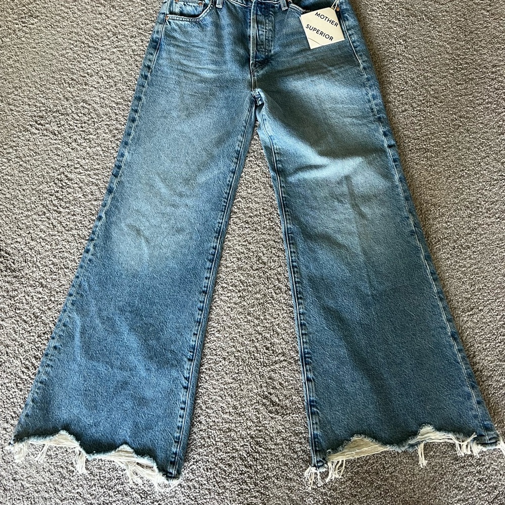NWT mother, the tomcat roller chew look before you leap size 28